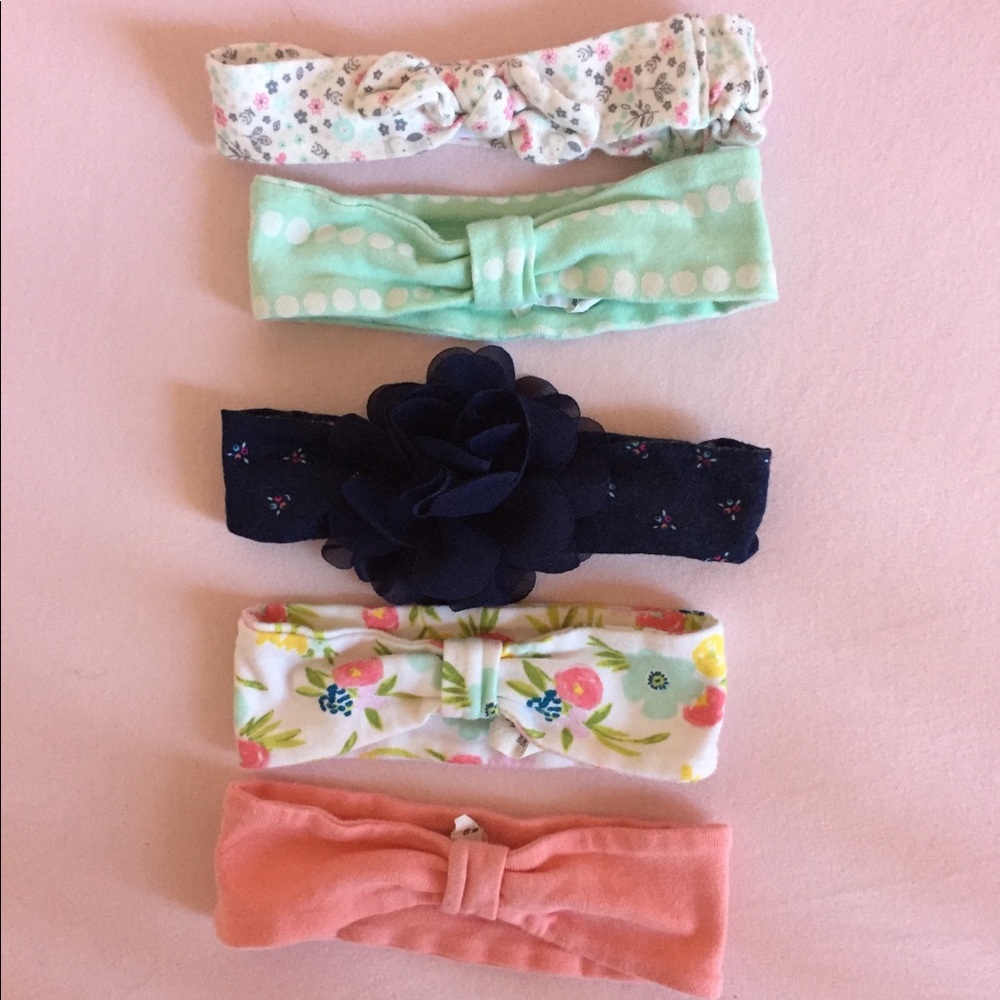 NWOT Lot of 5 Baby Bows